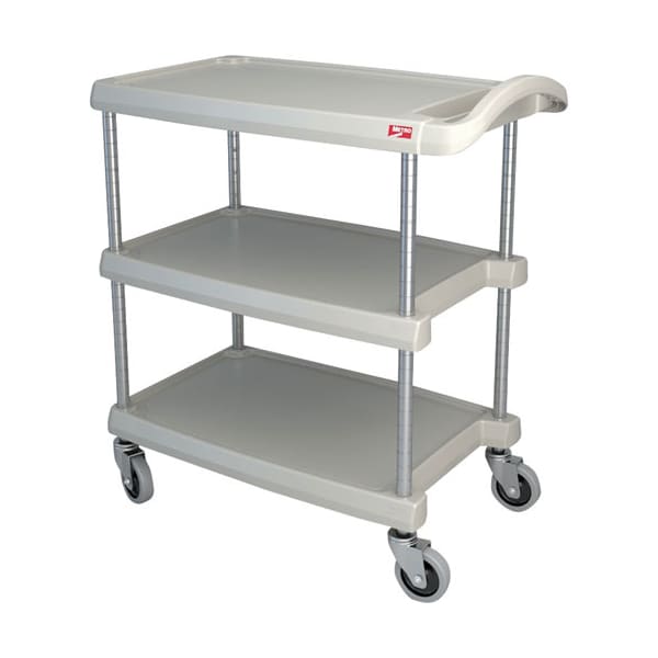Cart, Utility, 3 Shelf, Gray For Intermetro - Part# Bc1627-34G-Sr